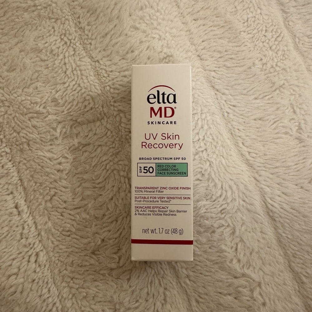 EltaMD UV Skin Recovery SPF 50 Sunscreen - Cream and Red